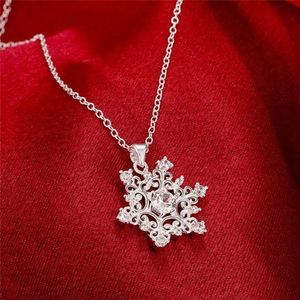 Snowflake Necklace Vintage Style Silver Filigree New